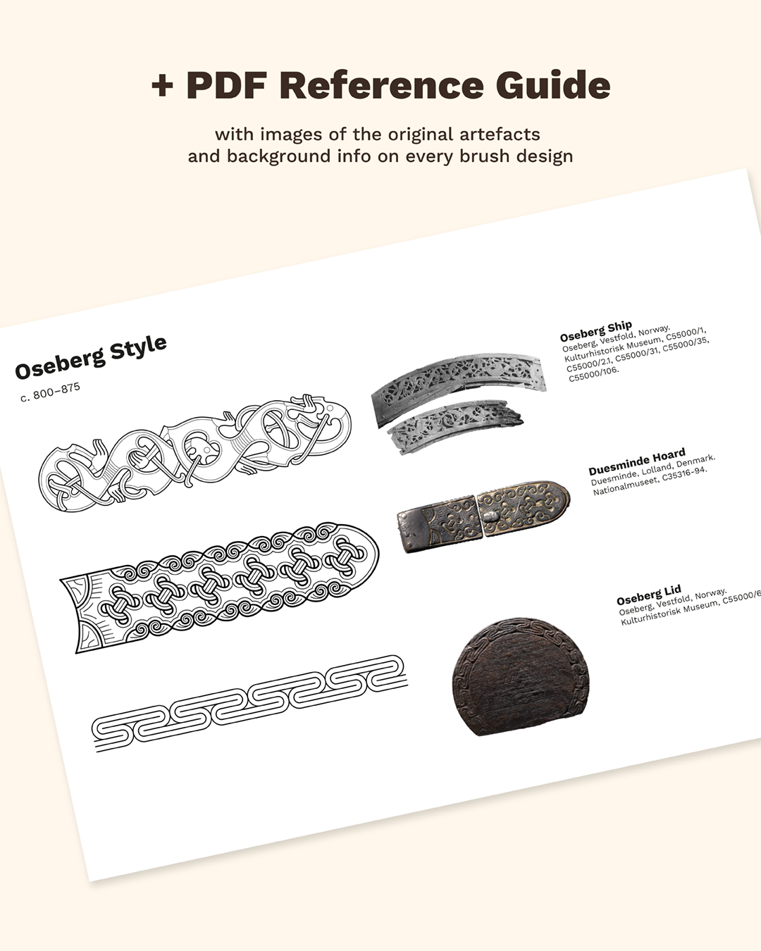 Brush Set • Viking Pattern Brushes